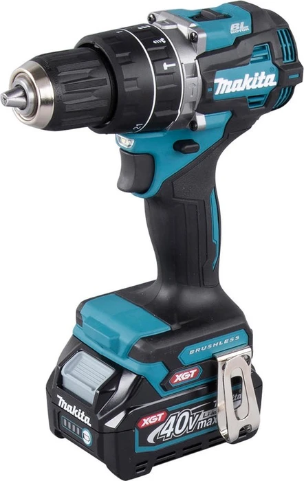 Makita HP002GD201 XGT Akku-Schlagbohrschrauber inkl. MAKPAC + 2 Akkus 2.5Ah