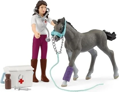 Schleich Horse Club - Ms Kramer mit Fohlen
