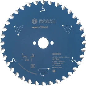 Bosch Professional Expert for Wood Kreissägeblatt 36Z, 160x1.3x20mm, 1 Stück