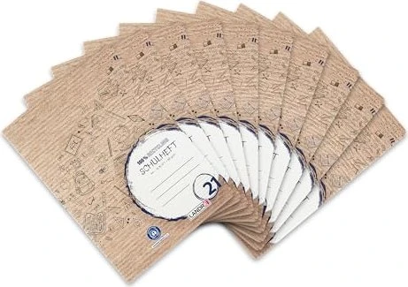 Landré Schulheft, A4, Lineatur 21, 16 Blatt, 10er-Pack
