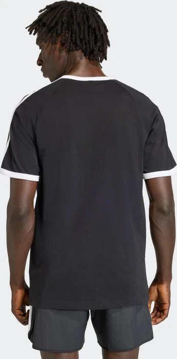 adidas 3-Streifen T-Shirt kurzarm schwarz (Herren)