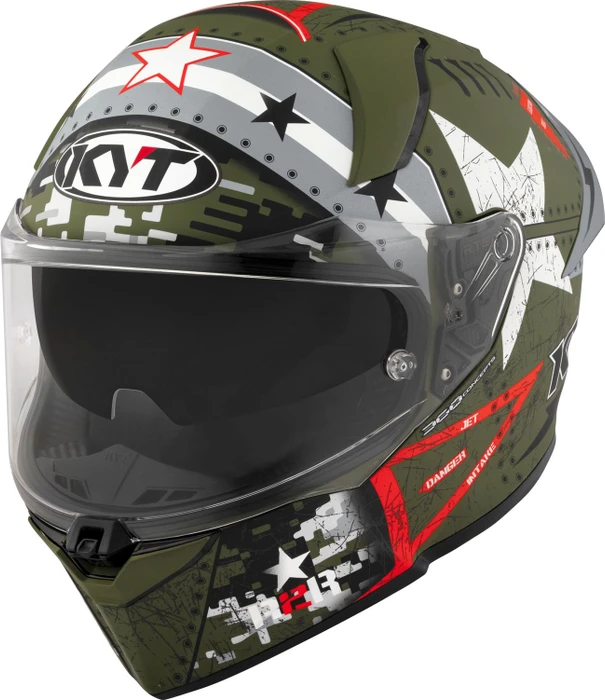 KYT R2R MAX Assault matt grün/grau/weiß