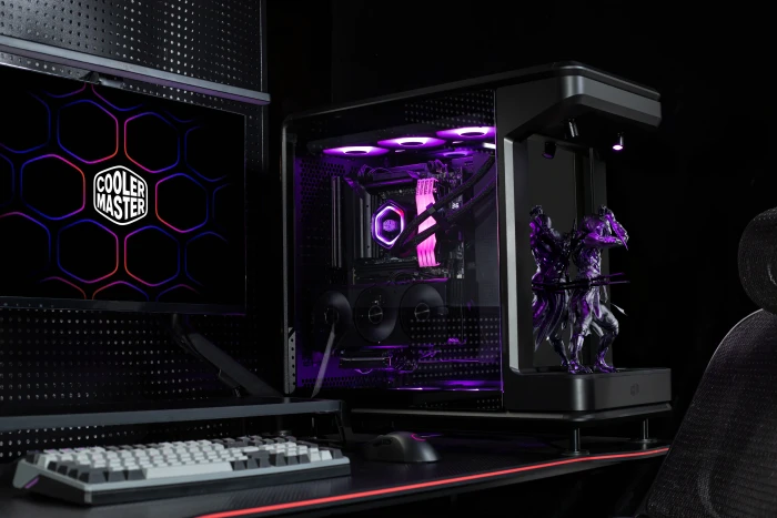 Cooler Master MasterFrame 360 Stage Mirror, schwarz, Glasfenster