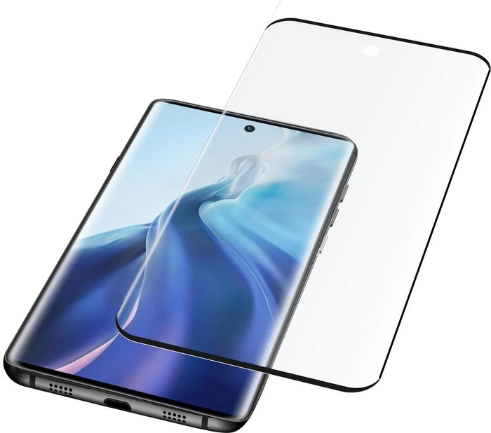Cellularline Impact Glass Curved für Xiaomi 12/12X schwarz