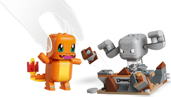 LEGO Pokémon SMART Play - Glumandas und Kleinsteins Höhlenduell