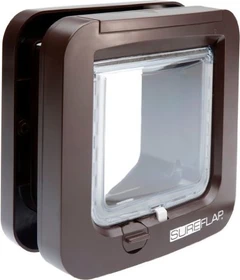 Sure Petcare SureFlap Microchip Katzenklappe, braun
