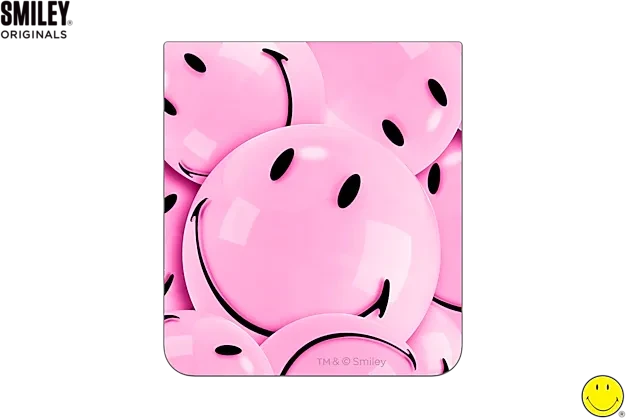 Samsung Slash B Slash Smiley Pink Flipsuit Card