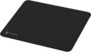 Natec Colors Series Mouse Pad Obsidian Black, 300x250mm, schwarz