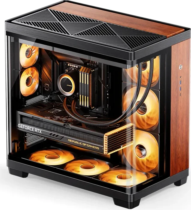 Jonsbo TK-4 Wood, Glasfenster