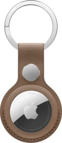Apple AirTag Feingewebe Schlüsselanhänger taupe