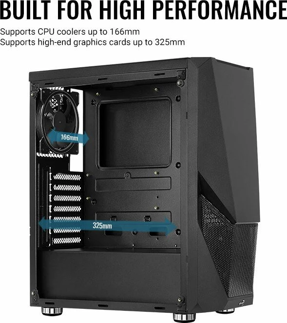 AeroCool Zauron, inkl. 1x Lüfter, Glasfenster