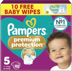 Pampers Premium Protection Gr.5 Einwegwindel, 11-16kg, 152 Stück