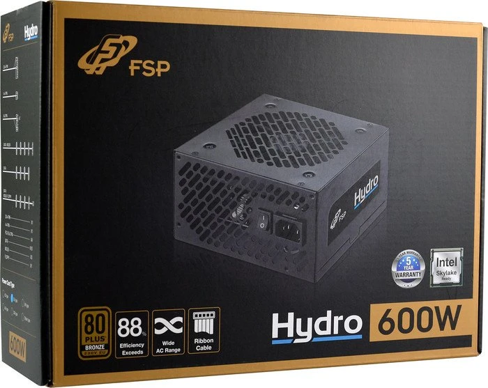 FSP Hydro 600W, ATX 2.4