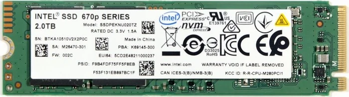Solidigm SSD 670p 512GB, M.2 2280 / M-Key / PCIe 3.0 x4