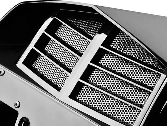 SilverStone Primera PM01 titanium, Acrylfenster