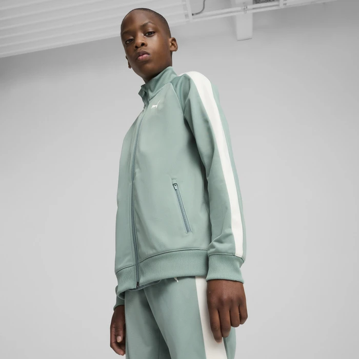 Puma T7 Always On Trainingsjacke green moon (Junior)
