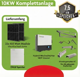 Growatt Growatt SPH 10000TL3 BH-UP + Growatt ARK HV, 10kW, 0Wp