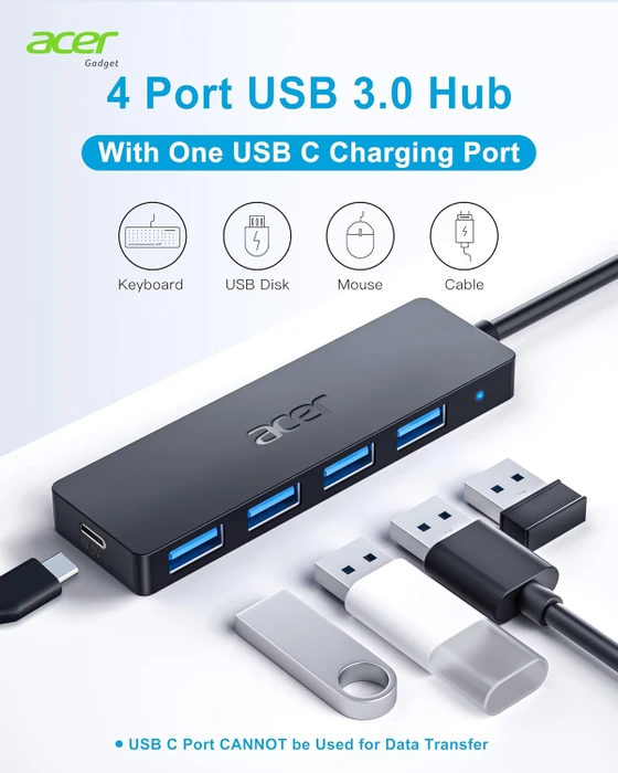 Acer USB-Hub, USB-A 3.0 [Stecker]
