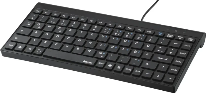Hama SL720 Slimline Keyboard, USB, DE