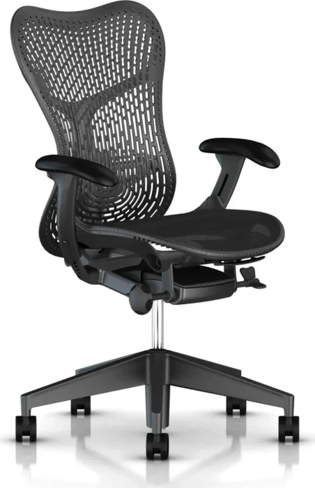 Herman Miller Mirra 2 Gamingstuhl, TriFlex Rückenlehne, schwarz