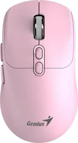 Genius NX-8080S BT Copilot Wireless Silent Mouse, Young Pink, USB/Bluetooth