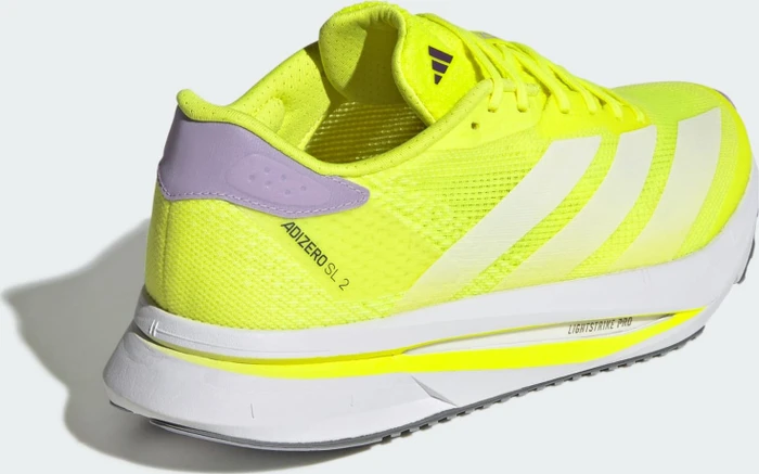 adidas Adizero SL2 solar yellow/cloud white/powder plum (Damen)