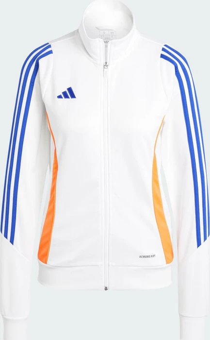 adidas Tiro 24 Trainingsjacke white/app solar red/lucid blue (Damen)