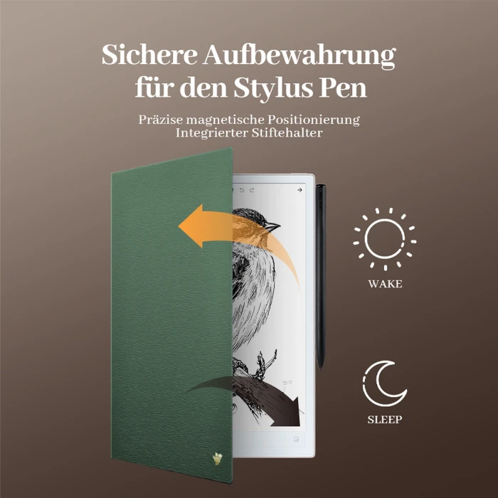 iFLYTEK Folio-Schutzhülle AINOTE 2, Kunstleder, grün