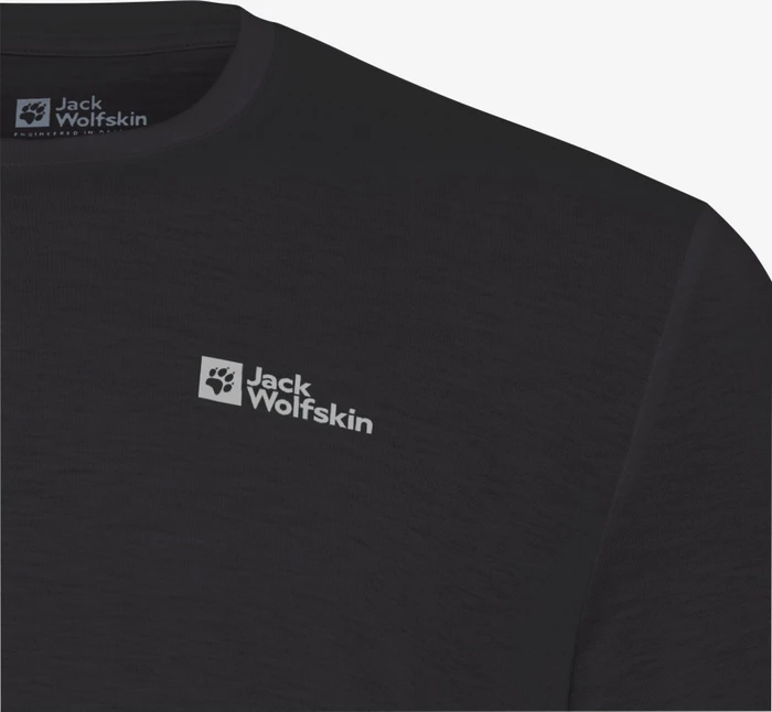 Jack Wolfskin Vonnan Funktionsshirt langarm schwarz (Herren)