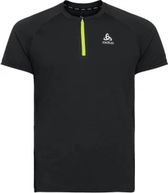 Odlo X-Alp Half-Zip Laufshirt kurzarm schwarz (Herren)