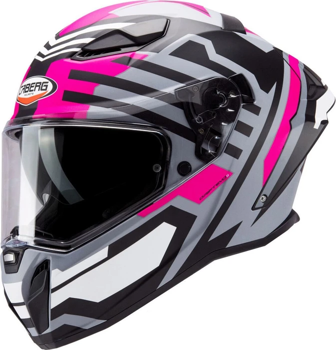 Caberg Drift Evo II Horizon matt grau/schwarz/rosa
