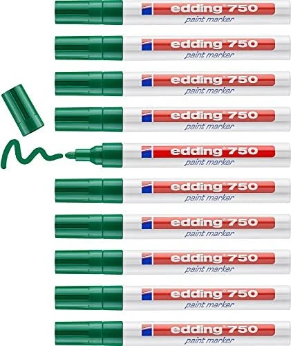 edding 750 Lackmarker grün, 10er-Pack