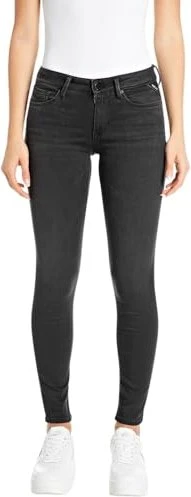Replay New Luz Skinny Fit Jeans schwarz (Damen)