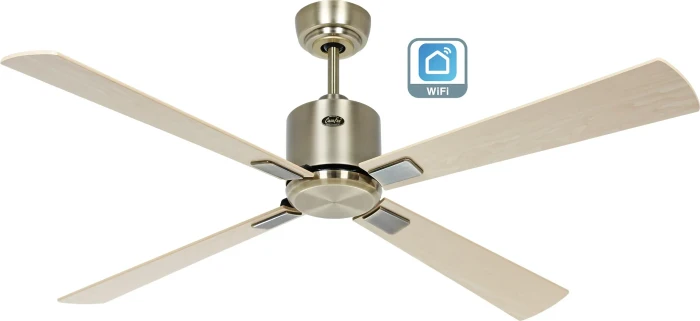 CasaFan Eco Neo III 132 MA-AH/BU WiFi Deckenventilator ahorn/buche/messing antik