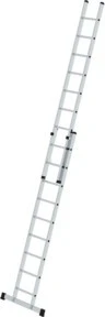 Günzburger Steigtechnik Alu 2-tlg. Schiebeleiter, 2x 9 Stufen