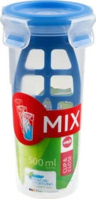 Emsa Clip&Close rund Aufbewahrungsbehälter 500ml blau