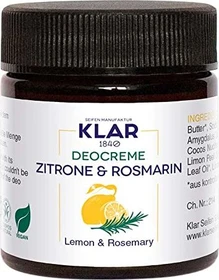 Klar Seifen Zitrone & Rosmarin Deocreme, 30ml
