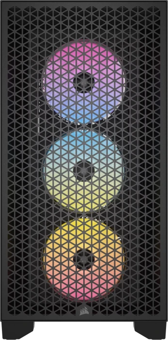 Corsair 3000D RGB Airflow, schwarz, Glasfenster