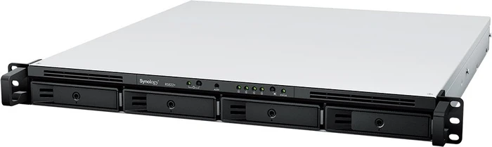 Synology RackStation RS822+, 2GB RAM ECC, 4x RJ-45 1000Base-T, 2x USB-A 3.0, 1HE