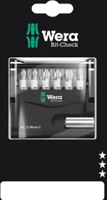 Wera Bit-Check 12 Wood 2 SB Bitset inkl. Werkzeugbox, 12-tlg.