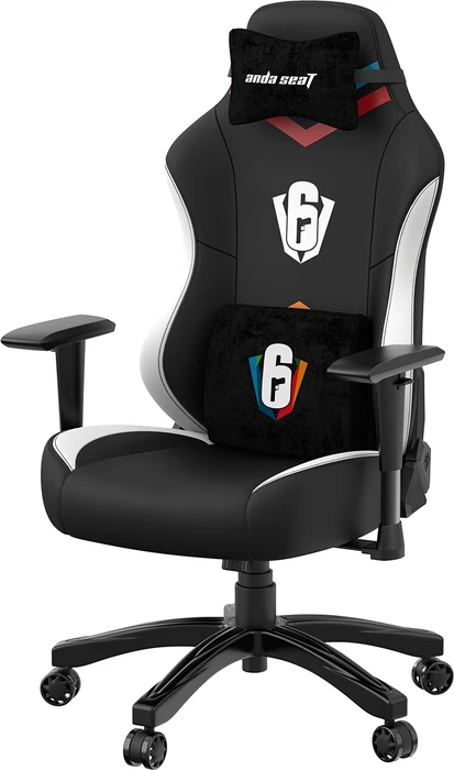 Anda Seat Phantom 3 L Gamingstuhl, Six Invitational 2022 Edition, Kunstleder schwarz/weiß