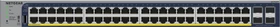 Netgear ProSAFE GS700 Rackmount Gigabit Smart Switch, 48x RJ-45, 4x SFP, 380W PoE+ (GS752TP-300)