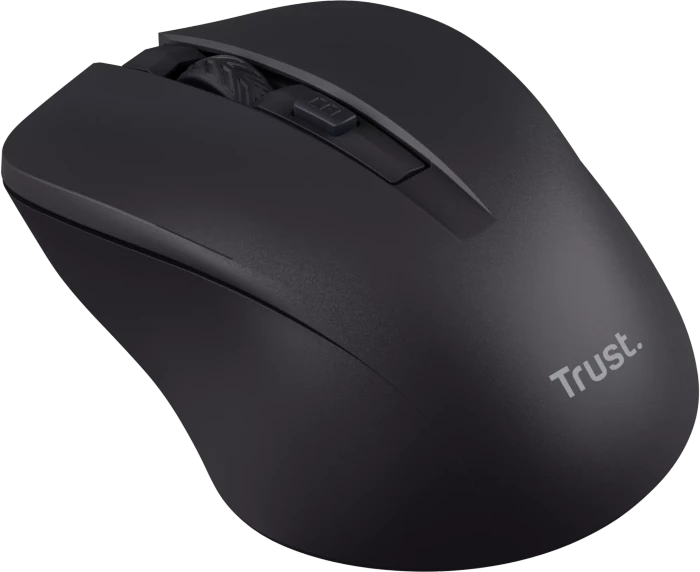 Trust Mydo Silent Wireless Mouse schwarz, ECO zertifiziert, USB