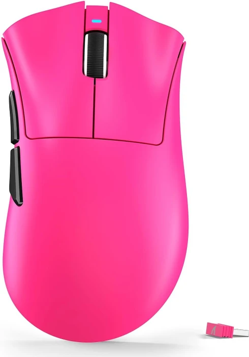 Attack Shark V3 Tri-mode Wireless Gaming Mouse, BerryRed, USB/Bluetooth