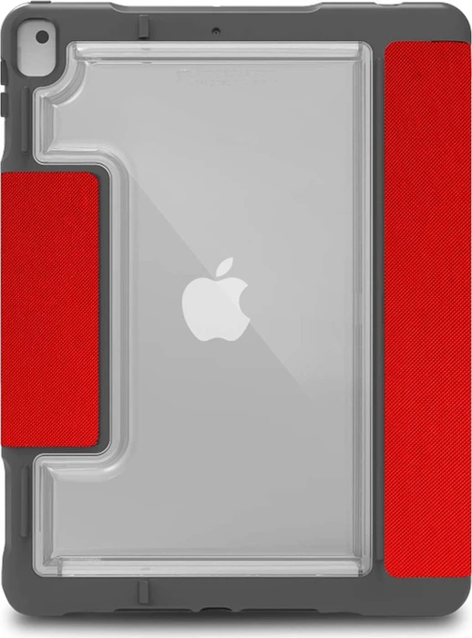 STM Dux Plus Duo rot/transparent, iPad 10.2" 7th/8th/9th gen