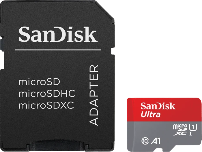 SanDisk Ultra, microSD UHS-I U1, A1, Rev-AC