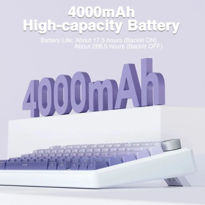 Aula F75 Pro, Gradient Purple, LEDs RGB, hot-swap, LEOBOG Seiya Star Vector, USB/Bluetooth, US