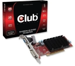 Club 3D Radeon HD 5450, 512MB DDR2, VGA, DVI, HDMI