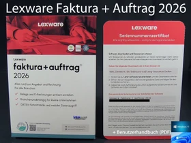 Lexware Faktura + Auftrag 2026 Jahresversion, PKC (deutsch) (PC) (08871-0116)