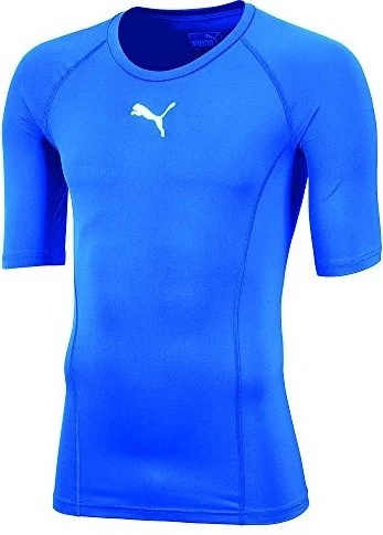 Puma LIGA Baselayer Funktionsshirt kurzarm electric blue lemonade (Herren)